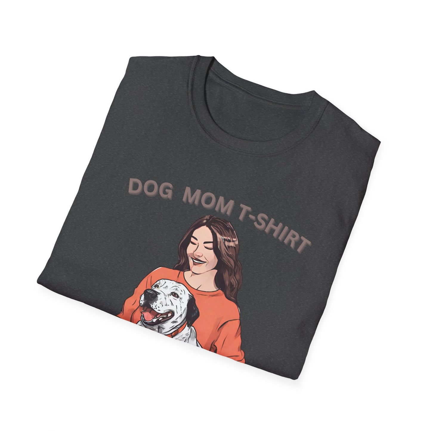 DOG MOM Softstyle T-Shirt for mom || Mother's day Gift.