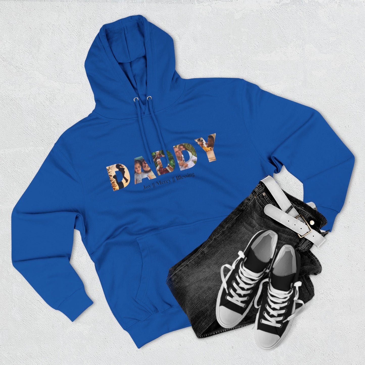 Three-Panel Fleece Hoodie Gift for Daddy And Grandpa Shirt, Father's Day Shirt, Gift For Daddy And Grandpa Tee, Gift For Husband