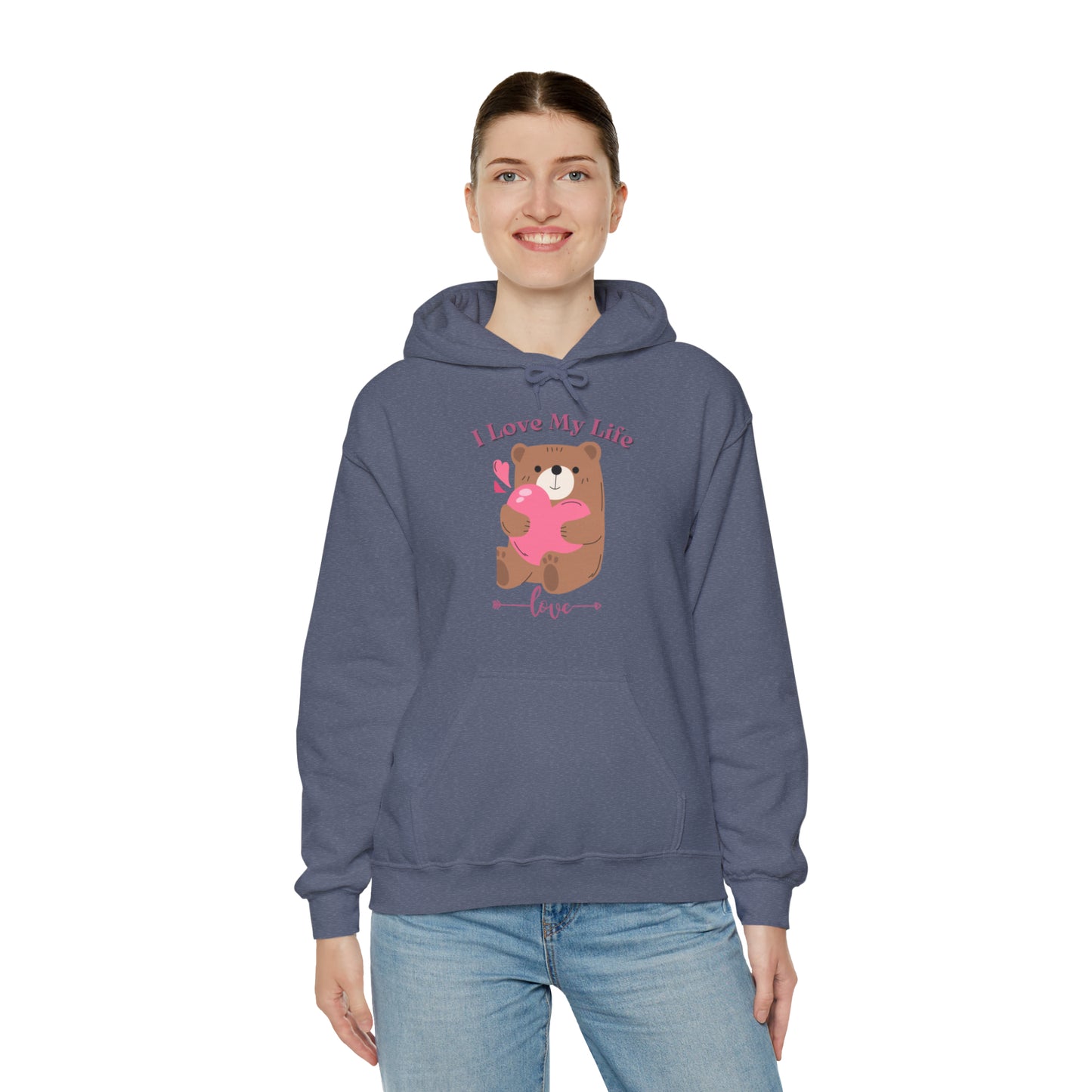 I LOVE MY LIFE || Unisex Heavy Blend™ || Hooded Sweatshirt