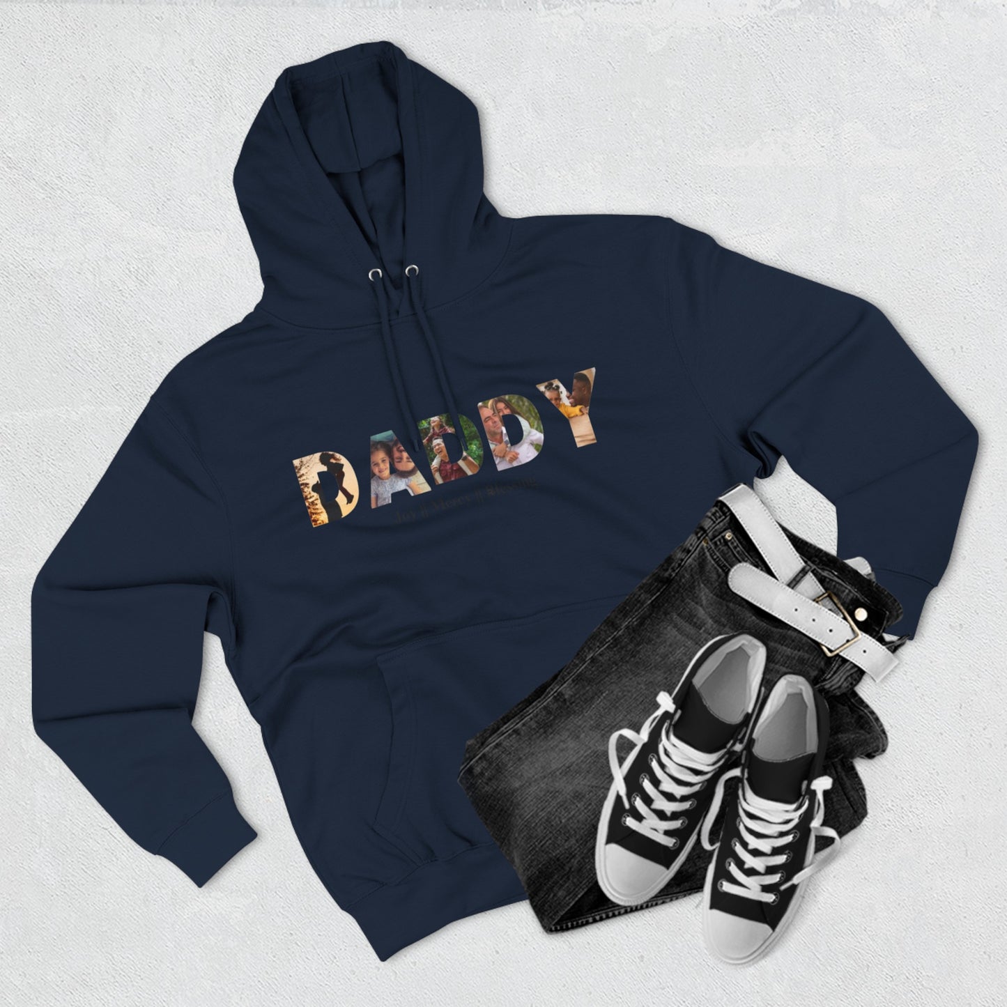 Three-Panel Fleece Hoodie Gift for Daddy And Grandpa Shirt, Father's Day Shirt, Gift For Daddy And Grandpa Tee, Gift For Husband