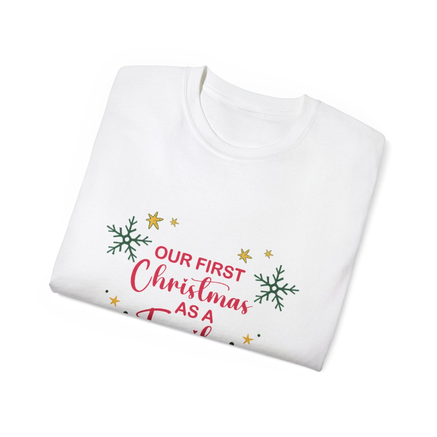 Family First Christmas 2025 WOMEN T-Shirt | GIFTS GIVING SEASON