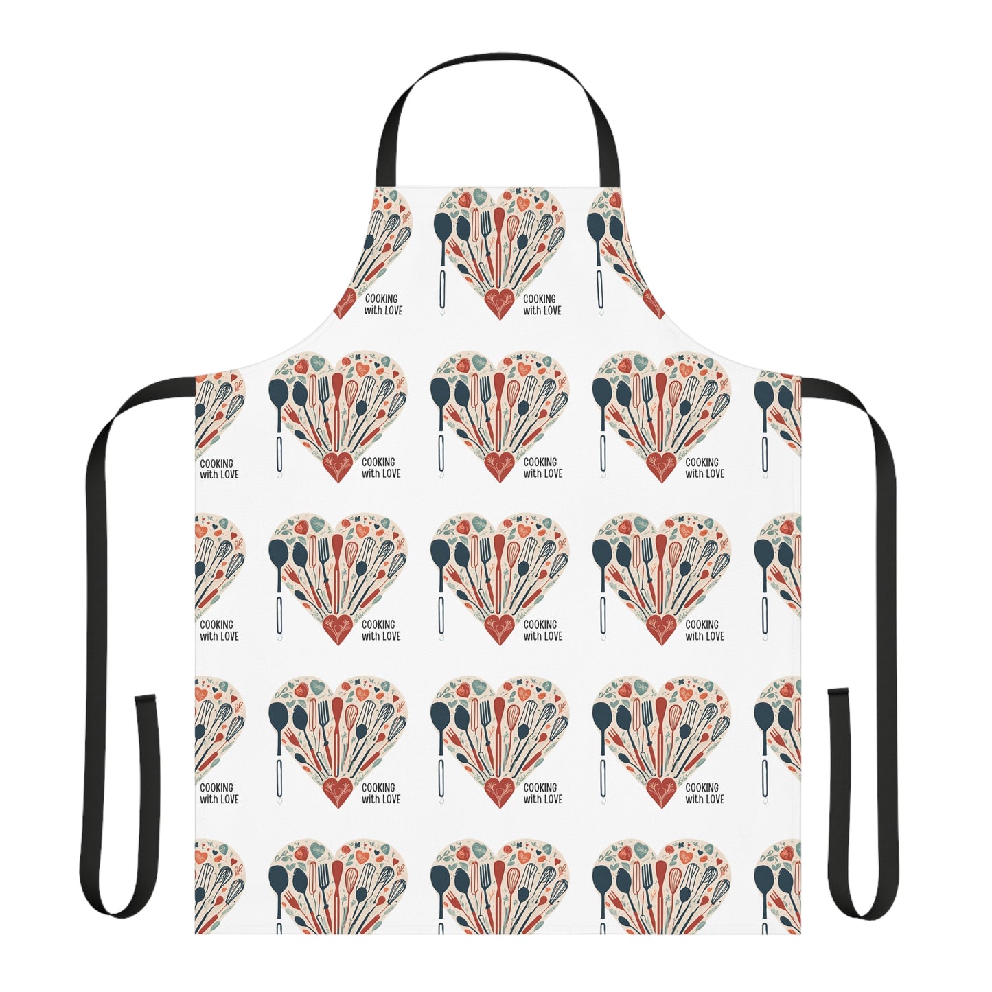 The personalized chef's apron Cooking with Love || Gift for mom or wife || Mother's Day Gift