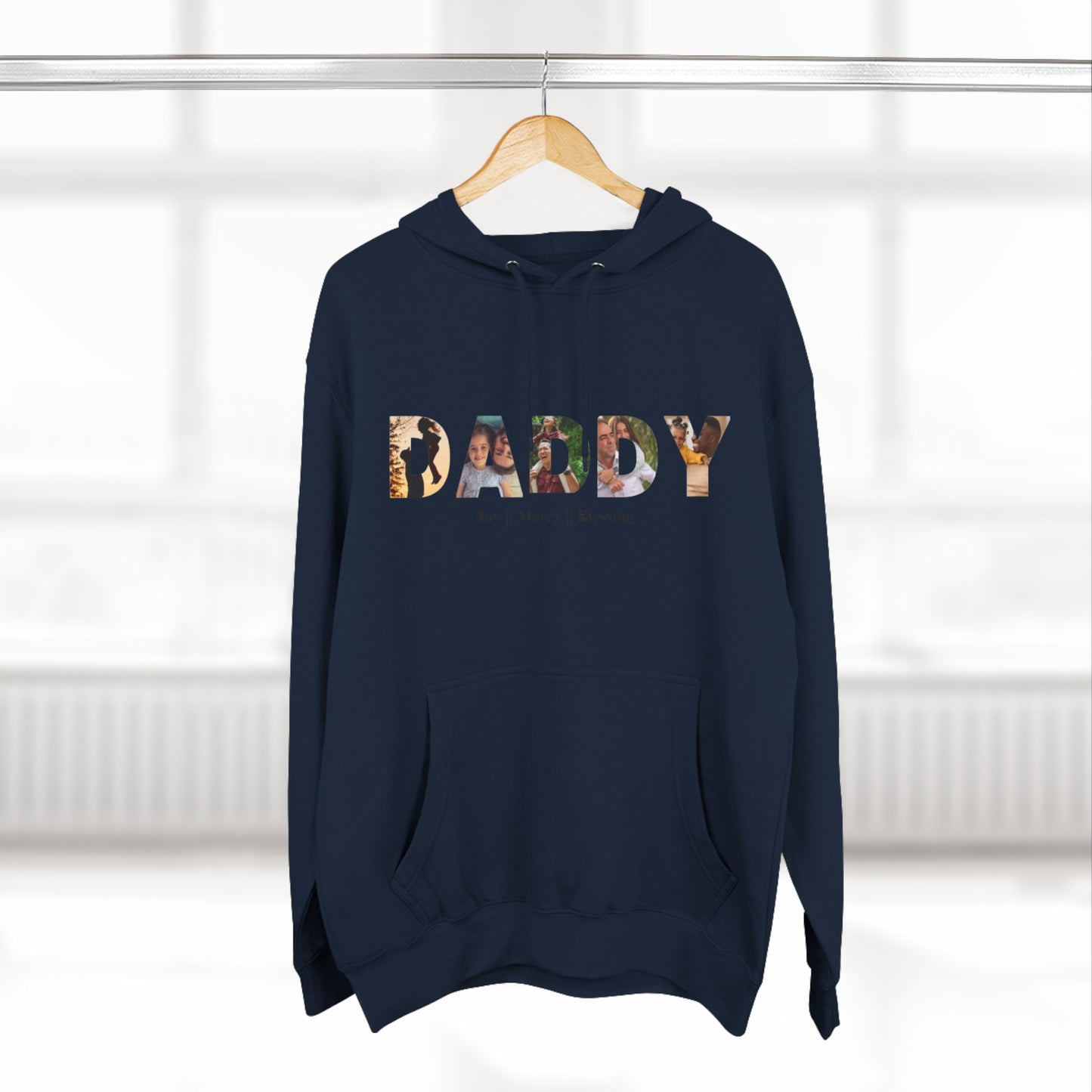 Three-Panel Fleece Hoodie Gift for Daddy And Grandpa Shirt, Father's Day Shirt, Gift For Daddy And Grandpa Tee, Gift For Husband