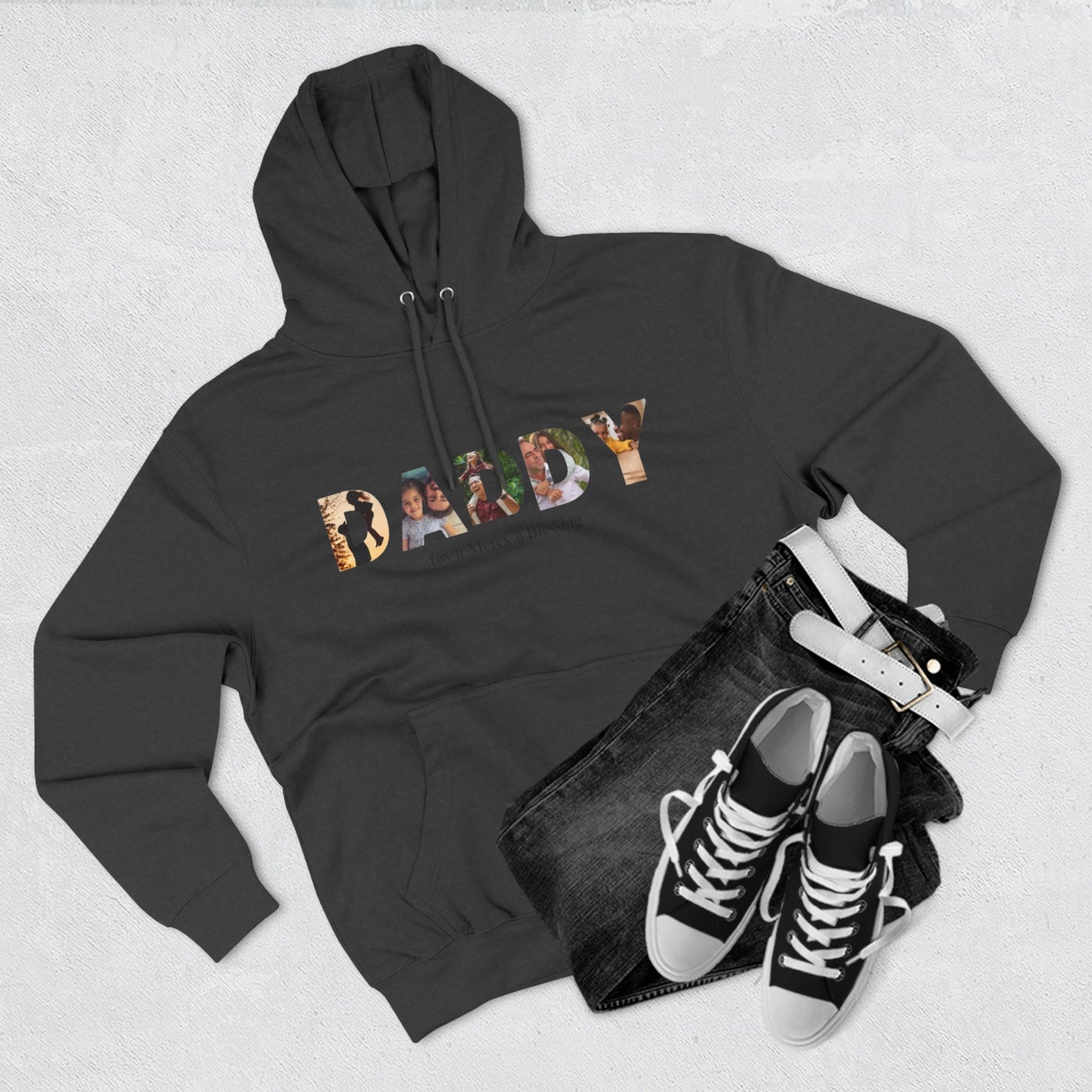 Three-Panel Fleece Hoodie Gift for Daddy And Grandpa Shirt, Father's Day Shirt, Gift For Daddy And Grandpa Tee, Gift For Husband