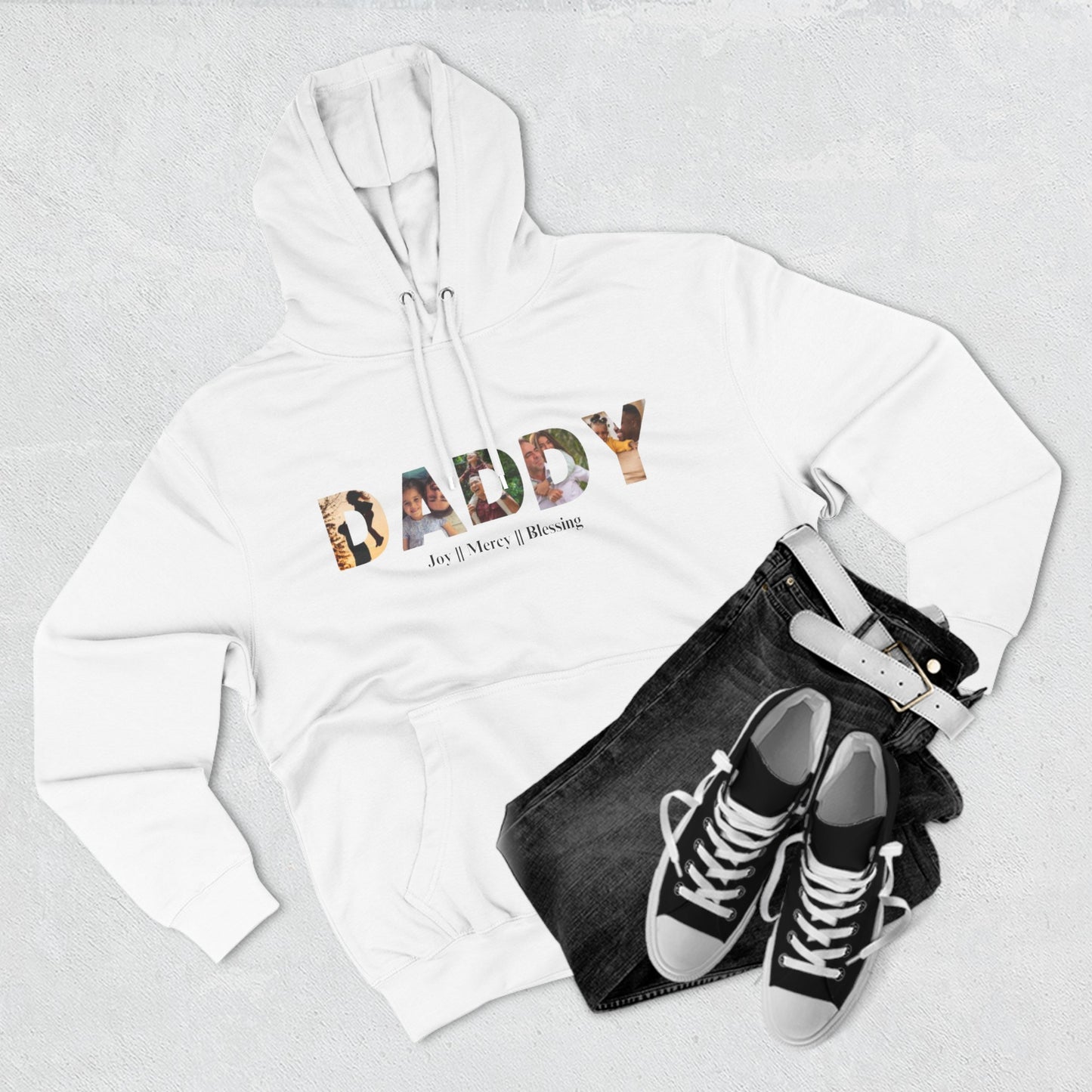 Three-Panel Fleece Hoodie Gift for Daddy And Grandpa Shirt, Father's Day Shirt, Gift For Daddy And Grandpa Tee, Gift For Husband