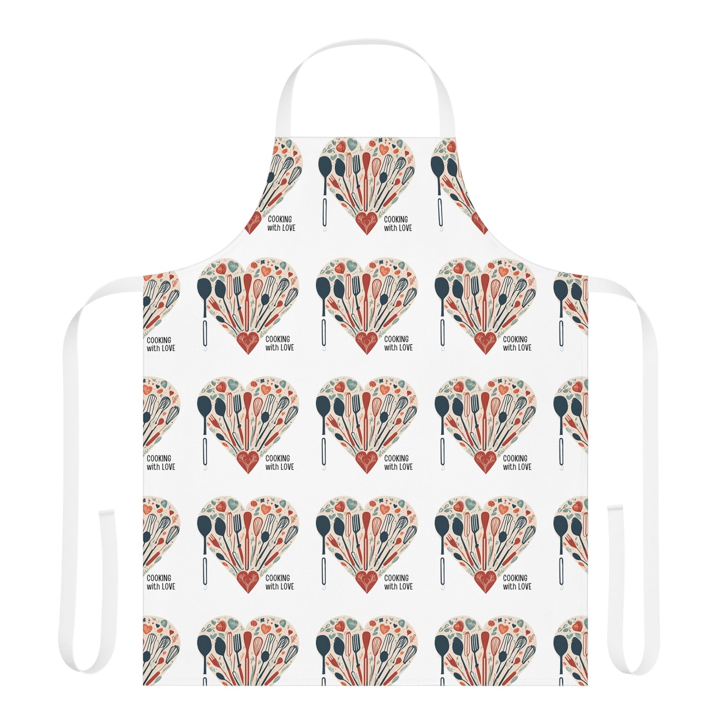 The personalized chef's apron Cooking with Love || Gift for mom or wife || Mother's Day Gift