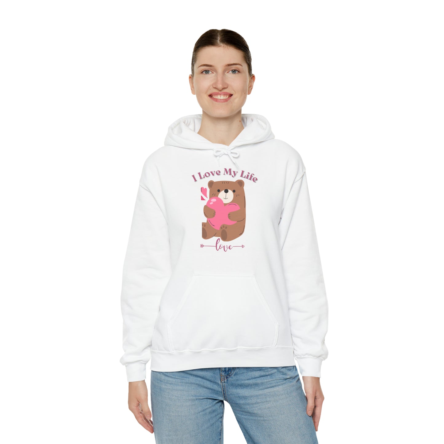 I LOVE MY LIFE || Unisex Heavy Blend™ || Hooded Sweatshirt