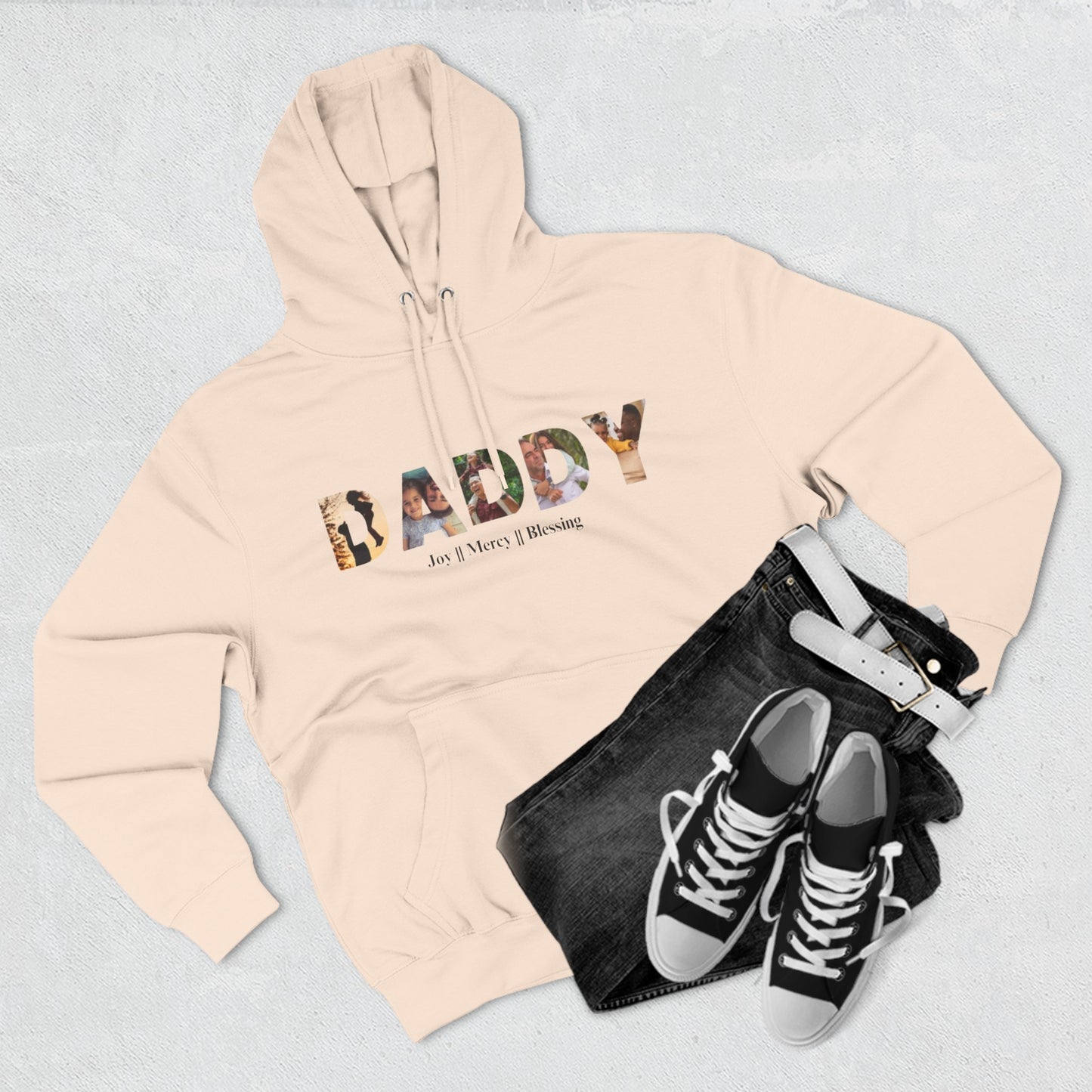 Three-Panel Fleece Hoodie Gift for Daddy And Grandpa Shirt, Father's Day Shirt, Gift For Daddy And Grandpa Tee, Gift For Husband
