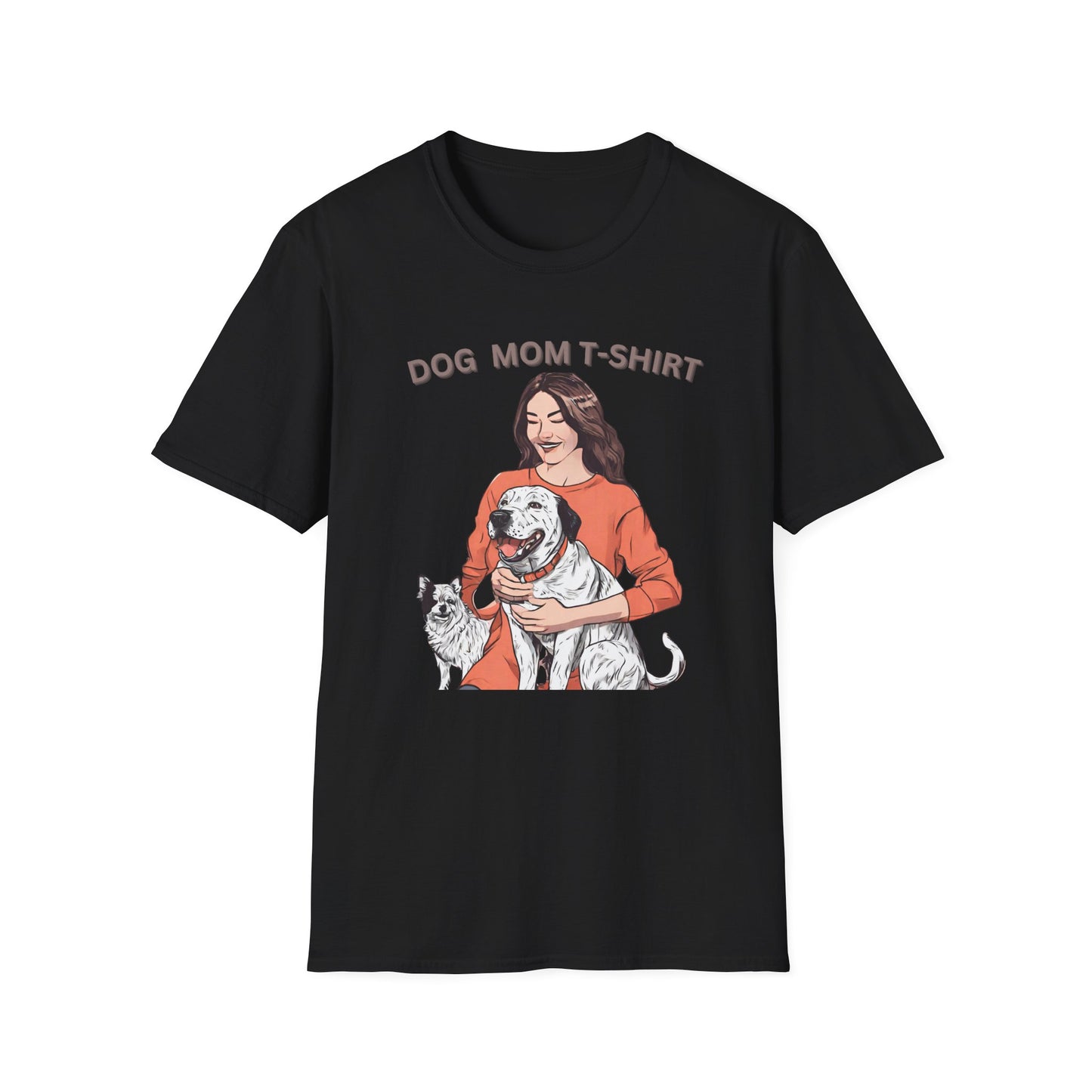 DOG MOM Softstyle T-Shirt for mom || Mother's day Gift.