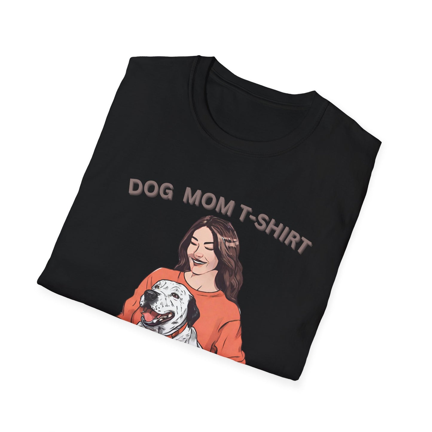 DOG MOM Softstyle T-Shirt for mom || Mother's day Gift.
