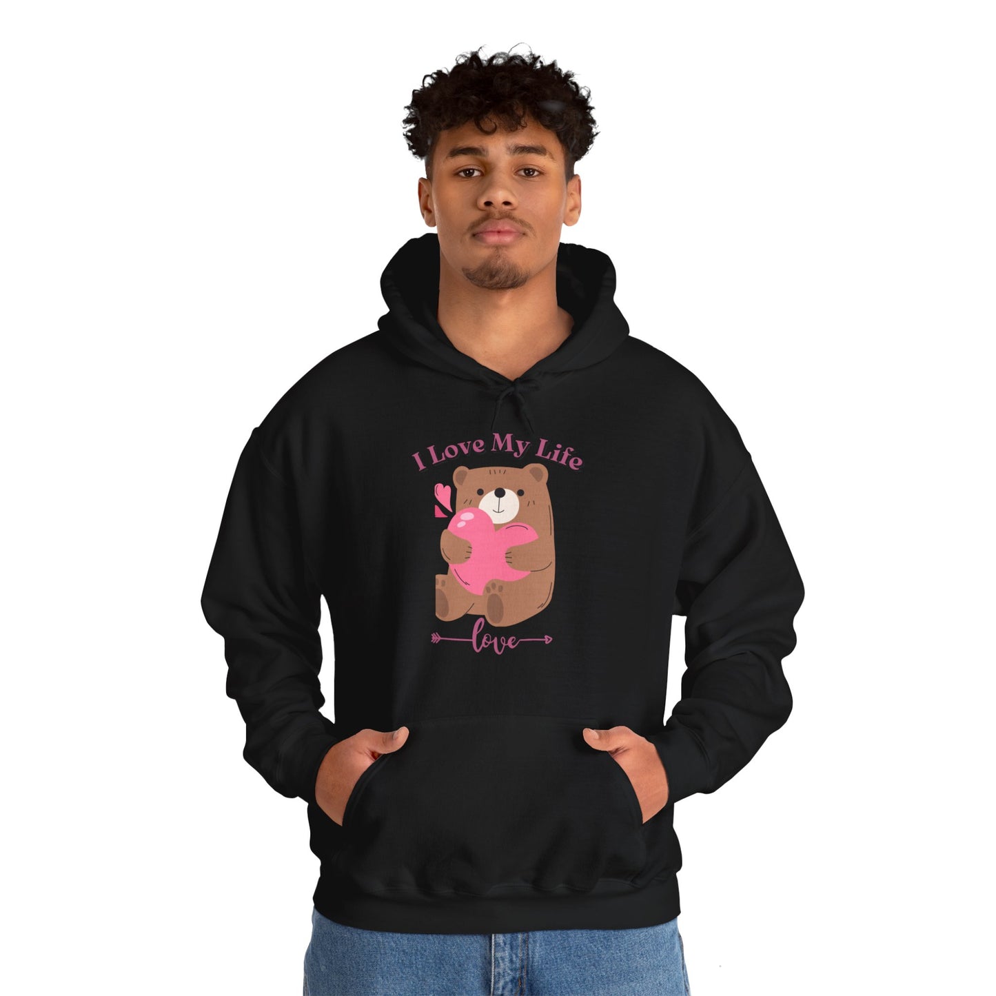 I LOVE MY LIFE || Unisex Heavy Blend™ || Hooded Sweatshirt