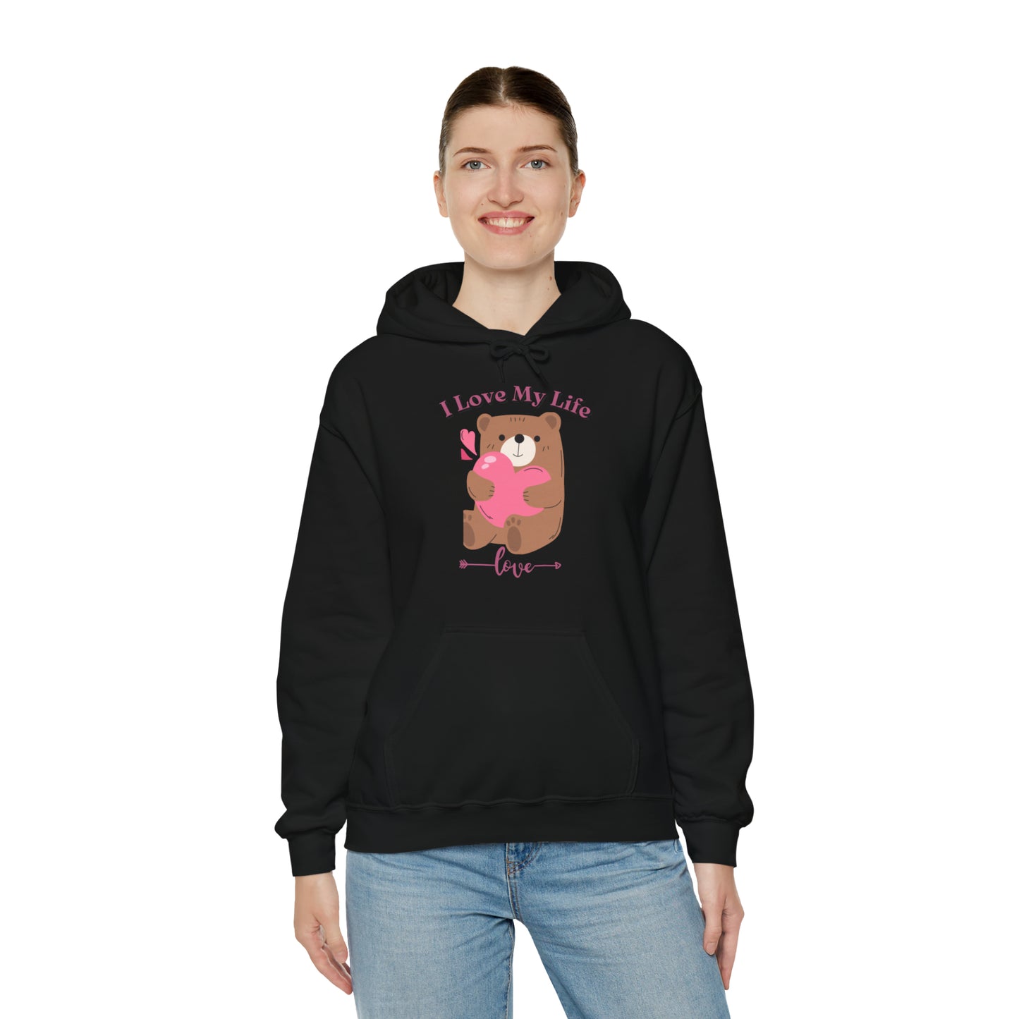 I LOVE MY LIFE || Unisex Heavy Blend™ || Hooded Sweatshirt