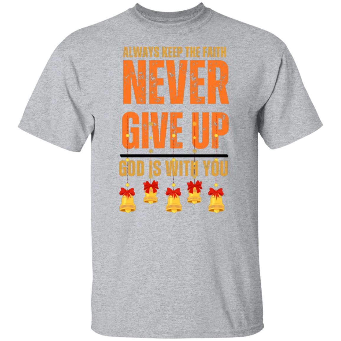 God is With You T-Shirt | Gift for Men | Gift Giving Season | for Anniversary, Birthday's Special Occasion and Festive Gift.
