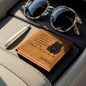 Father's Day Gift || Personalised Men's Wallet || Genuine Soft Black Leather Wallet || Personalized Engraved Gift for Him || Boyfriend, Dad, Husband Best Gift.