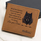 Father's Day Gift || Personalised Men's Wallet || Genuine Soft Black Leather Wallet || Personalized Engraved Gift for Him || Boyfriend, Dad, Husband Best Gift.