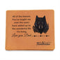 Father's Day Gift || Personalised Men's Wallet || Genuine Soft Black Leather Wallet || Personalized Engraved Gift for Him || Boyfriend, Dad, Husband Best Gift.