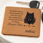Father's Day Gift || Personalised Men's Wallet || Genuine Soft Black Leather Wallet || Personalized Engraved Gift for Him || Boyfriend, Dad, Husband Best Gift.