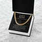 Promise Necklace Gift For Him Gift for Husband Gift Cuban Chain Necklace for Man Gift For Boyfriend Gift For Man