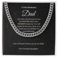 Cuban Link Chain Necklace || Father's Day Necklace || To My Dad Gift || Gift From Daughter || Papa Gift || Father's Day Jewelry || Necklace For Dad