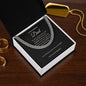 Cuban Link Chain Necklace || Father's Day Necklace || To My Dad Gift || Gift From Daughter || Papa Gift || Father's Day Jewelry || Necklace For Dad