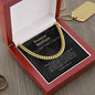 Promise Necklace Gift For Him Gift for Husband Gift Cuban Chain Necklace for Man Gift For Boyfriend Gift For Man