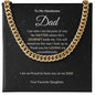 Cuban Link Chain Necklace || Father's Day Necklace || To My Dad Gift || Gift From Daughter || Papa Gift || Father's Day Jewelry || Necklace For Dad