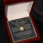 Necklace With Cards And Gift Box, Accessories Christmas Birthday Gift From Mom, To My Daughter Series Necklace