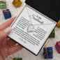 To My Soulmate || Forever Love Necklace || Birthday Gift || Christmas Gift || Valentine's Day Gift || Anniversary Day Gift With Blessing Card Gift Box