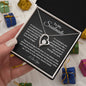To My Soulmate || Forever Love Necklace || Birthday Gift || Christmas Gift || Valentine's Day Gift || Anniversary Day Gift With Blessing Card Gift Box