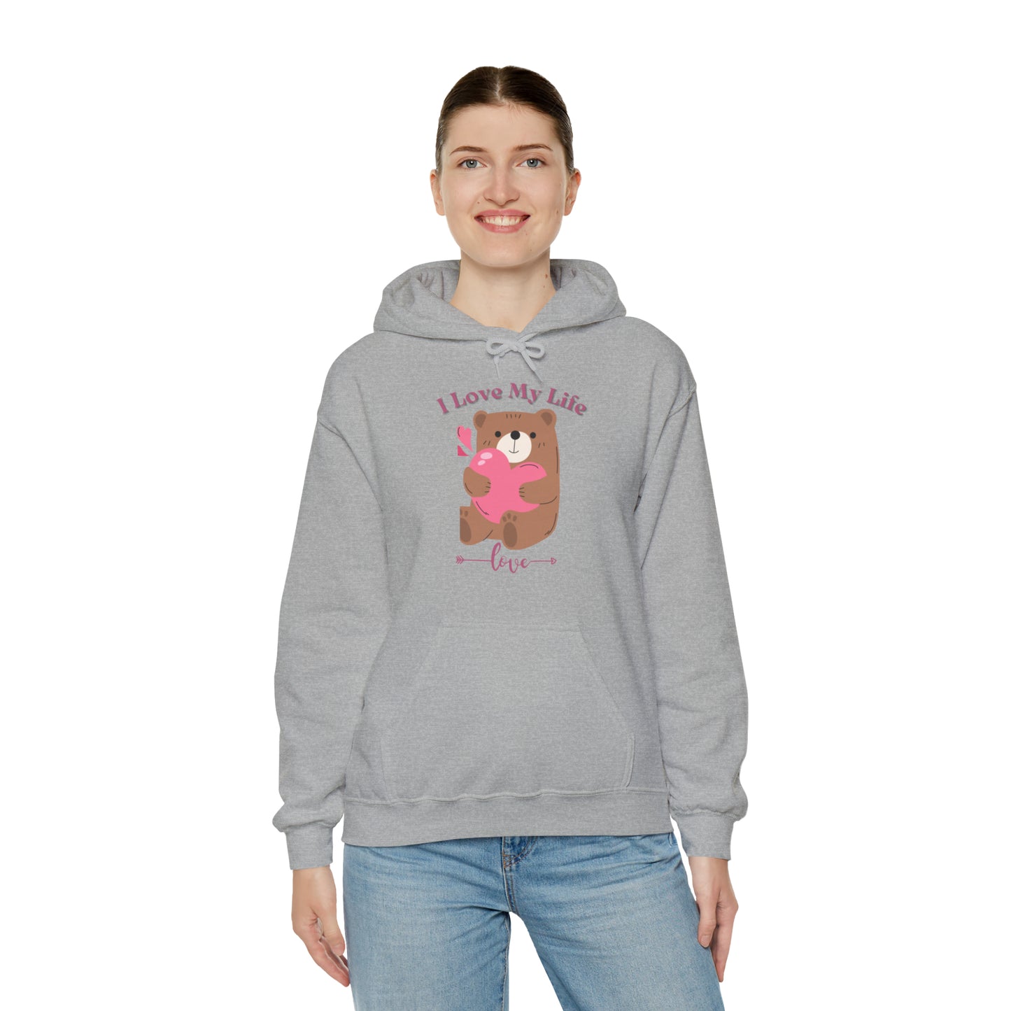 I LOVE MY LIFE || Unisex Heavy Blend™ || Hooded Sweatshirt
