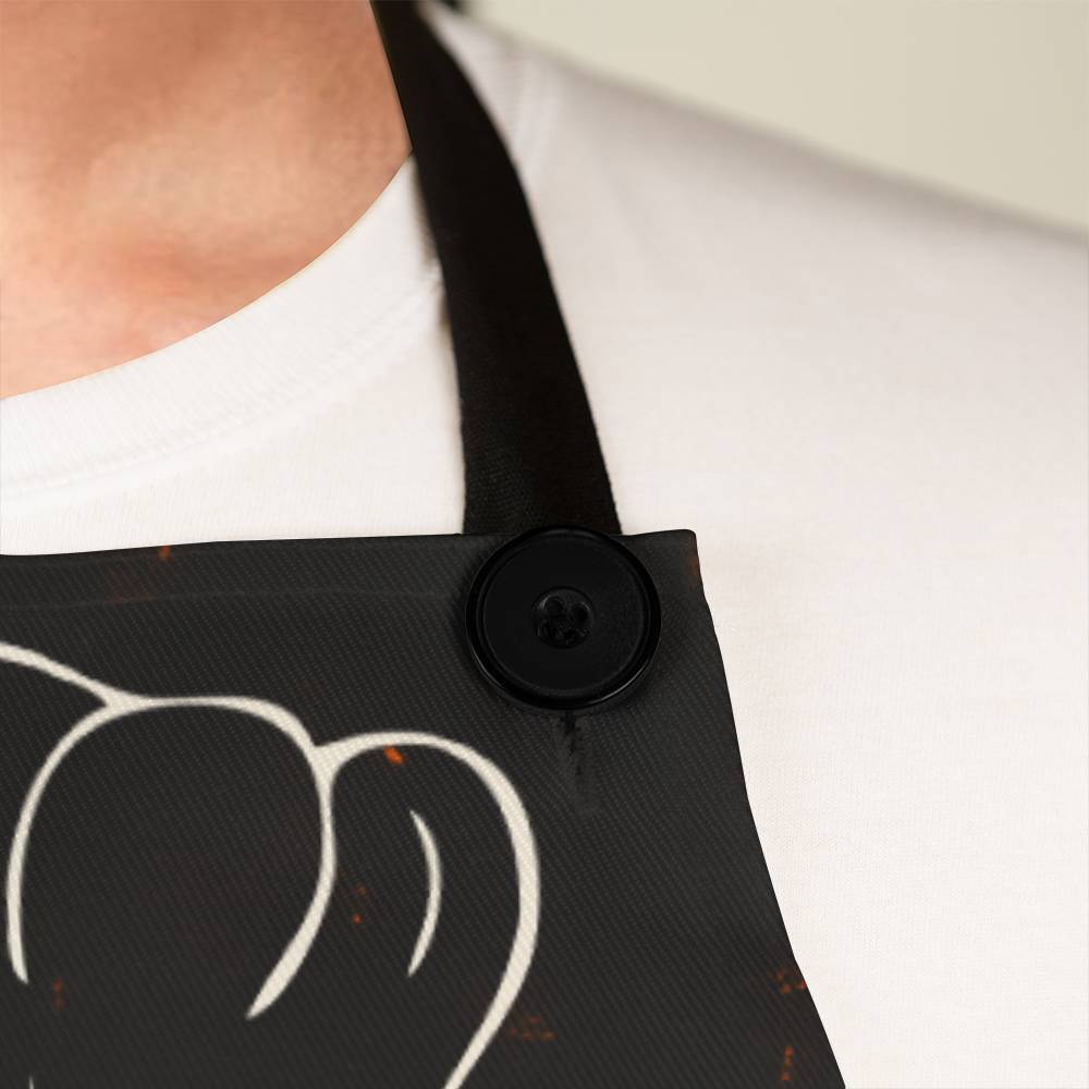BBO Rules  Grill Apron Father's day Gift - Men's Funny Chef Cooking Grilling BBQ Apron with 2 Pockets - Birthday Father's Day Christmas...
